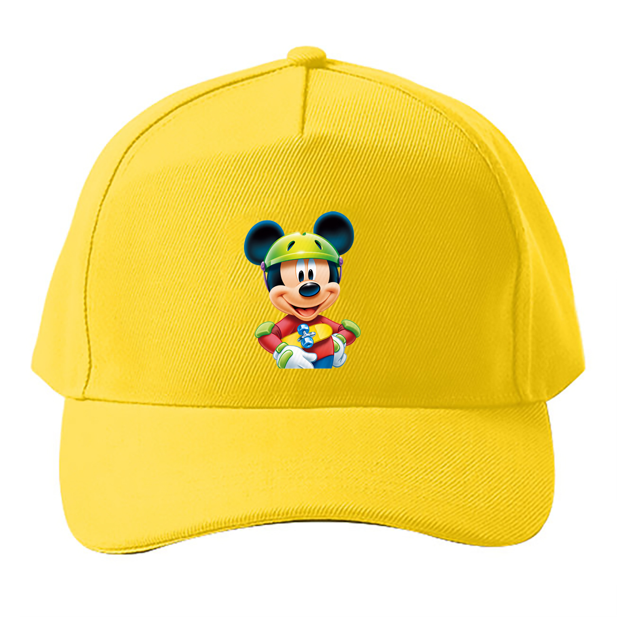 （画像用） ミッキーマウス Mickey Mouse ベースボールキャップ 綿100％ 男女兼用 帽子 スポーツ
